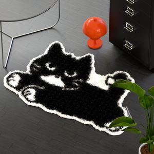 BLACK MERO 포인트 러그 발매트
