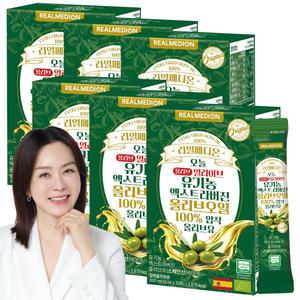 리얼메디온 180포(총6개월분) 유기농 엑스트라버진 올리브오일 스틱 오늘 올리브 얼라이브 100% 압착 올리브유 냉압착