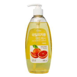 오릭스 데일리자몽핸드워시 500ml 20개 1박스 펌프식물비누 손세정제