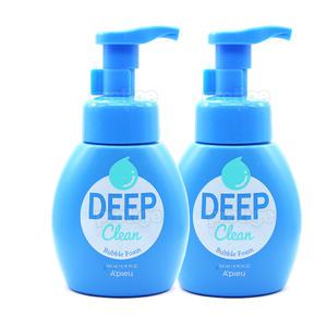 어퓨 딥 클린 버블 폼 클렌저 200ml+200ml