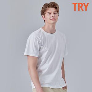 트라이 순면 코튼 라운드 티셔츠 9매 세트