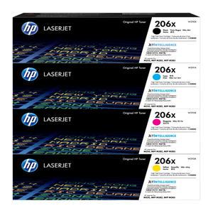 HP 정품토너 NO.206X W2110X W2111X W2112X W2113X 4색세트