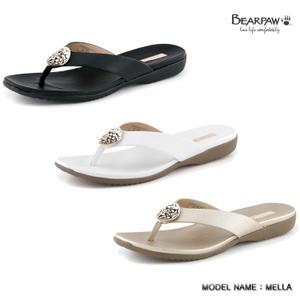 여성 여름 쪼리 플립플랍 슬리퍼 슬라이더 3종택1 MELLA K1027001084145-W 블랙2.5CM