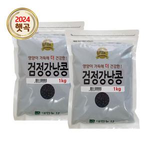 검정 강낭콩 2kg (1kgx2) 검은콩 검정콩 블랙빈