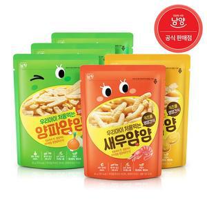 남양 얌얌 우리아이 첫과자 감자 새우 양파 5봉 택1