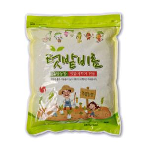 [모두싹판다]텃밭비료 2kg 주말농장 고추 상추 방울 토마토 거름 퇴비 복합비료 김장 배추 무 유기질