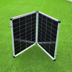 200W(100W + 100W) 단결정 태양광 접는 패널 136X79cm + 2병렬커넥터