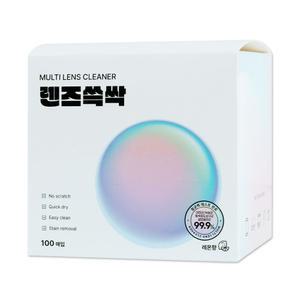 클리너 쓱싹 100매[개별포장] 안경 스마트폰 카메라 모니터 멀티 렌즈 티슈
