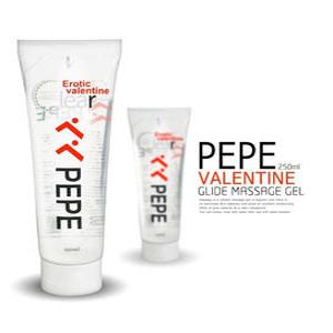 클리어 페페 젤 250ml 대용량 바디 마사지 수용성 러브제리 튜브형