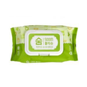 광진산업 숨 물티슈 캡형 100매 25팩