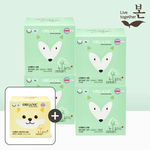 유기농본 뉴본플러스 유기농 생리대 대형 12P, 4팩