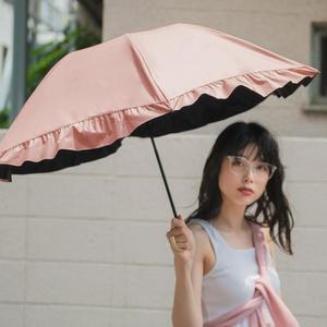 Wpc.양산 프릴 돔형 암막 자외선차단 3단양산 801-13217-102