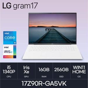 HMC / LG전자 그램17 / 17Z90R-GA5VK (RAM 16GB / NVMe 256GB / WIN11H) i5-1340P / 400nit / 화이트
