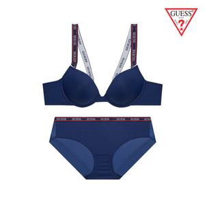 [게스언더웨어](강남점)오프숄더 쿨메쉬 캐주얼 브라팬티세트NB(GBWBR312/BP312NB)