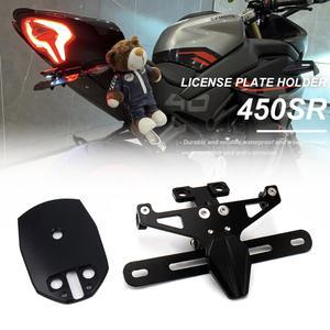 오토바이 번호판 거치대 LED 방향 지시등 액세서리, CFMOTO 450SR 450 SR 2022 2023 용 테일 깔끔한 펜더 제거기