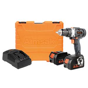 아임삭 충전 드라이버 전동 드릴 배터리2개 전동공구 20V MAX 4.0Ah AD618R