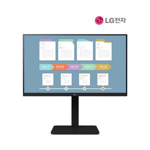 LG전자 60-61mm(24인치) 사무용 PC모니터 24BA450 피벗 다양한 입력 단지 지원