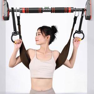 스트레칭 철봉 벨트 허리 늘리는기구 허리디스크 슬링 이완기 하중지지 기구 200kg