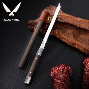 과일 칼 홈 고정 블레이드 작은 날카로운 고경도 휴대용 야외 연필 스트레이트 나이프 주방 액세서리