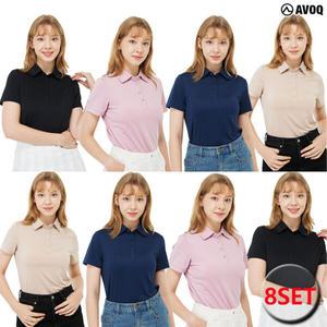 [AVOQ] 아보크 여성 썸머 카라 티셔츠 8종