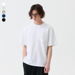 [그루브라임]남) CP 분또 포인트 티셔츠 (세미오버핏)(25년)(5COLOR) [LRAMCTR105P]