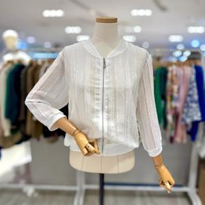 [대구백화점] [스테파니]시스루 레이스 집업 점퍼(A25JK5220)