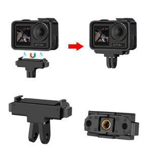 DJI호환 OSMO Action 5 Pro/4/3 퀵 릴리스 어댑터 확장 마운트 베이스 액세서리용 스포츠 카메라 접이식 마