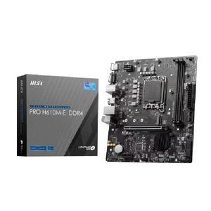MSI PRO H610M-E DDR4 메인보드 12세대 인텔 소켓 1700 미개봉