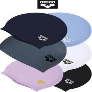아레나(ARENA) 플레인 실리콘 수모 (A5AC1AC01) 수영모자