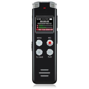 온애이 재생 기능이 있는 64GB 디지털 음성 녹음기: 강의 회의 인터뷰용 활성화 녹음기 - EVISTR 딕타폰 녹음 장치 테이프 휴대용 미니, USB 오디오 녹음기, MP3