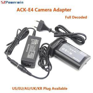 Powerwin DR-E4 DC 커플러 ACK E4 LP-E4 전원 공급 장치 카메라 어댑터 EOS 1D Mark IV 1DC용 더미 배터리