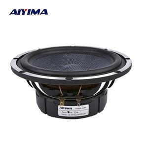 AIYIMA-6.5 인치 자동차 경적 오디오 미드레인지 베이스 4 8 옴 80 W