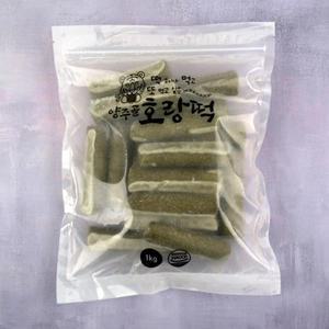 우리쌀로 만든 쫄깃담백한 현미쑥가래떡 1kg 5봉(총 5kg) 무설탕 저염 식사대용 비건간식