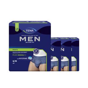 테나 맨 언더웨어 중형 9매 4팩 남성전용 성인기저귀 팬티형