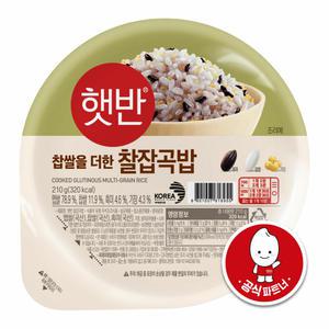 CJ 햇반 매일찰잡곡밥, 210g, 36개