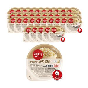 CJ 햇반 현미쌀밥, 210g, 36개