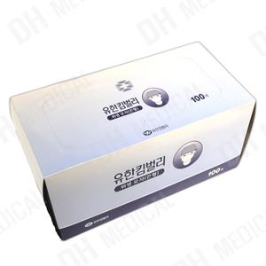 유한킴벌리 일회용 모자 끈형 의사용 100개