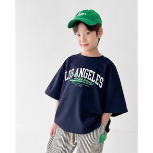 [리틀브로] (아동)B.로스엔젤7부티_네이비[티셔츠BFC3615D]