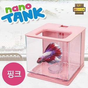 [XBKH9710_48]유피 나노 탱크 자동물갈이 어항 핑크 베타