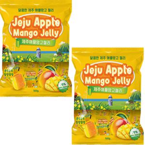 500g*2개 / 제주애플망고젤리 500g 2개 , 낱개포장, 고농축