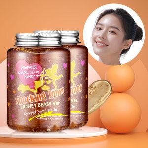 [라벨영]스킨+로션+에센스를 하나로 쇼킹토너 꿀광버전 2개/보습+영양+광채(250ml 대용