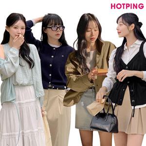 [핫핑] 44~110/봄 신상&베스트 모음/아우터/자켓/점퍼/가디건/트위드/트렌치/집업/야상