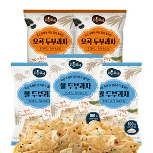 국산 두부과자 2종 세트 500g(쌀5+오곡5)