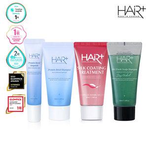 헤어플러스 단백질 앰플 에센스15ml+단백질 샴푸50ml+실크 트리트먼트50ml+리뉴얼 오프