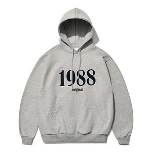 [기모] 1988 Appliquer Hoodie Gray