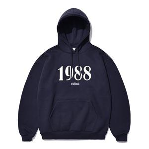 [기모] 1988 Appliquer Hoodie Navy