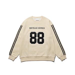 [기모] 88 Appliquer Sweat Shirt Ivory