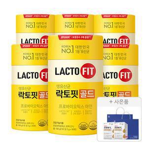 락토핏 골드, 50개입, 6개 + 증정(프로메가 알티지오메가3 장용성 듀얼, 30캡슐, 2개+