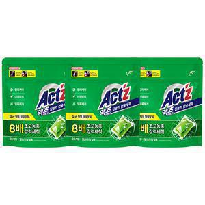 액츠 퍼펙트 캡슐세제 딥클린, 28입, 3개