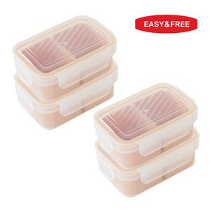 이지앤프리 나눔쉐어 밀프랩 용기 480ml 2칸 4P